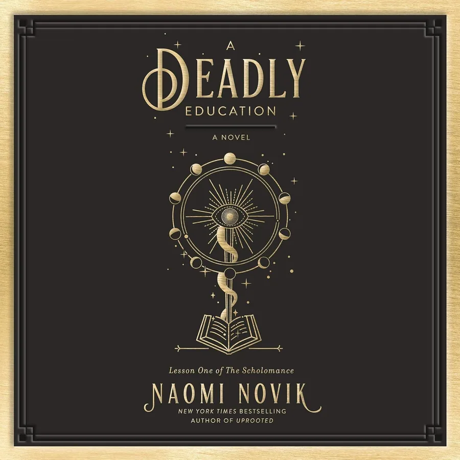 A Deadly Education by Naomi Novik audiobook cover