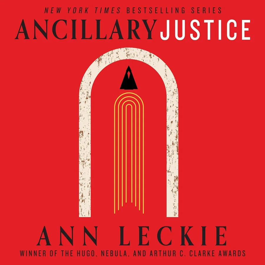Ancillary Justice by Ann Leckie audiobook cover