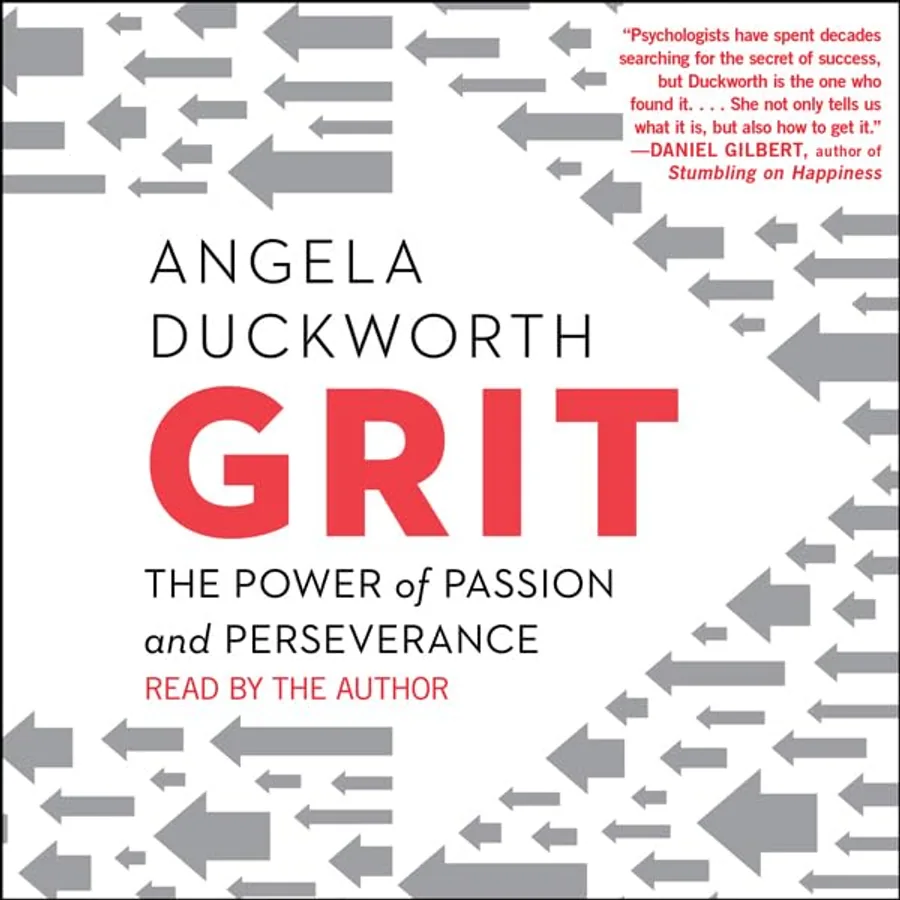 Grit: The Power of Passion and Perseverance by Angela Duckworth audiobook cover