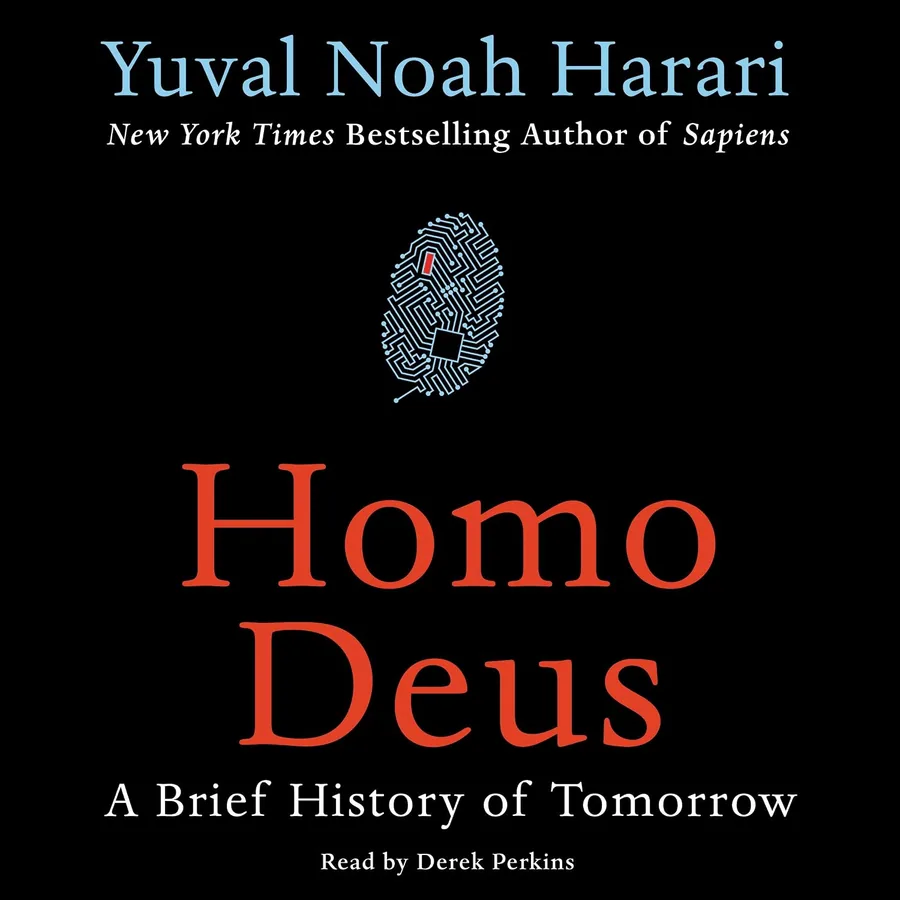 Homo Deus: A Brief History of Tomorrow by Yuval Noah Harari audiobook cover