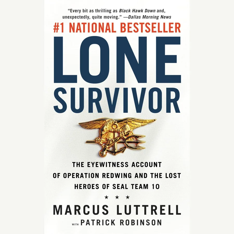 Lone Survivor: The Eyewitness Account of Operation Redwing and the Lost Heroes of SEAL Team 10 by Marcus Luttrell audiobook cover