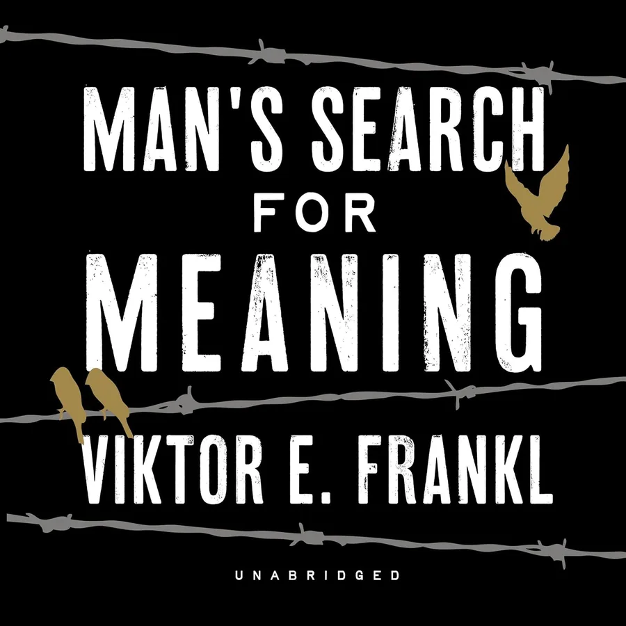 Man's Search for Meaning by Viktor E. Frankl audiobook cover