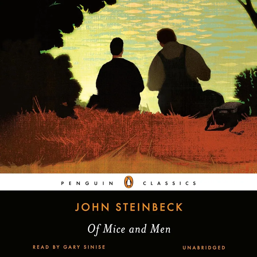 Of Mice and Men by John Steinbeck audiobook cover