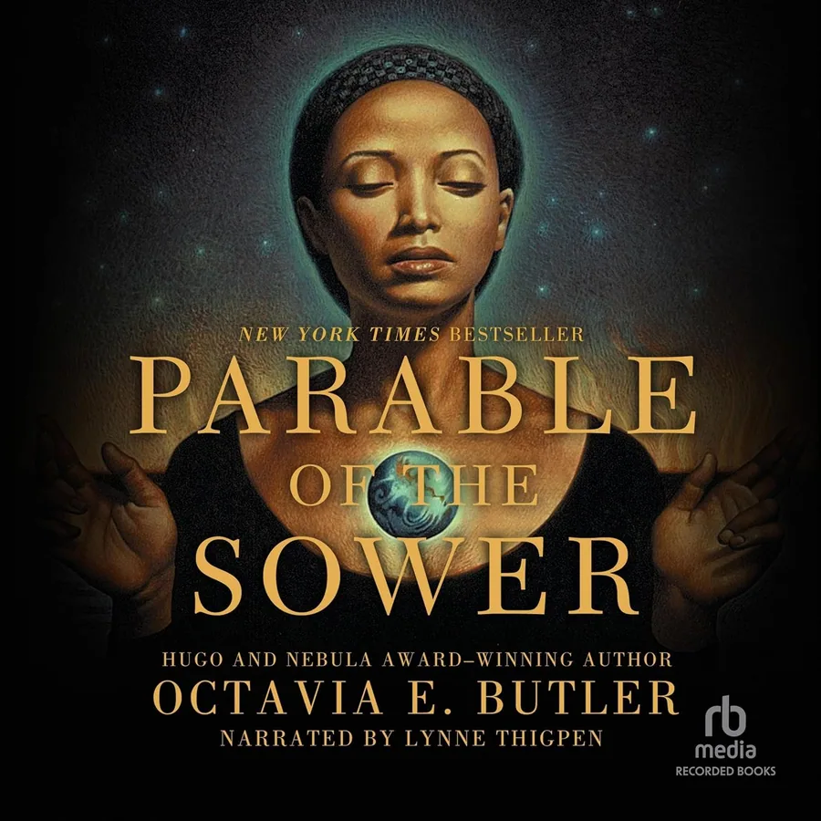 Parable of the Sower by Octavia E. Butler audiobook cover
