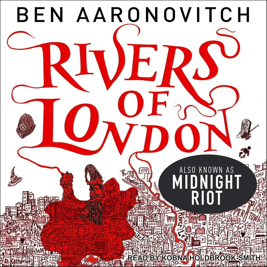 Rivers of London by Ben Aaronovitch audiobook cover