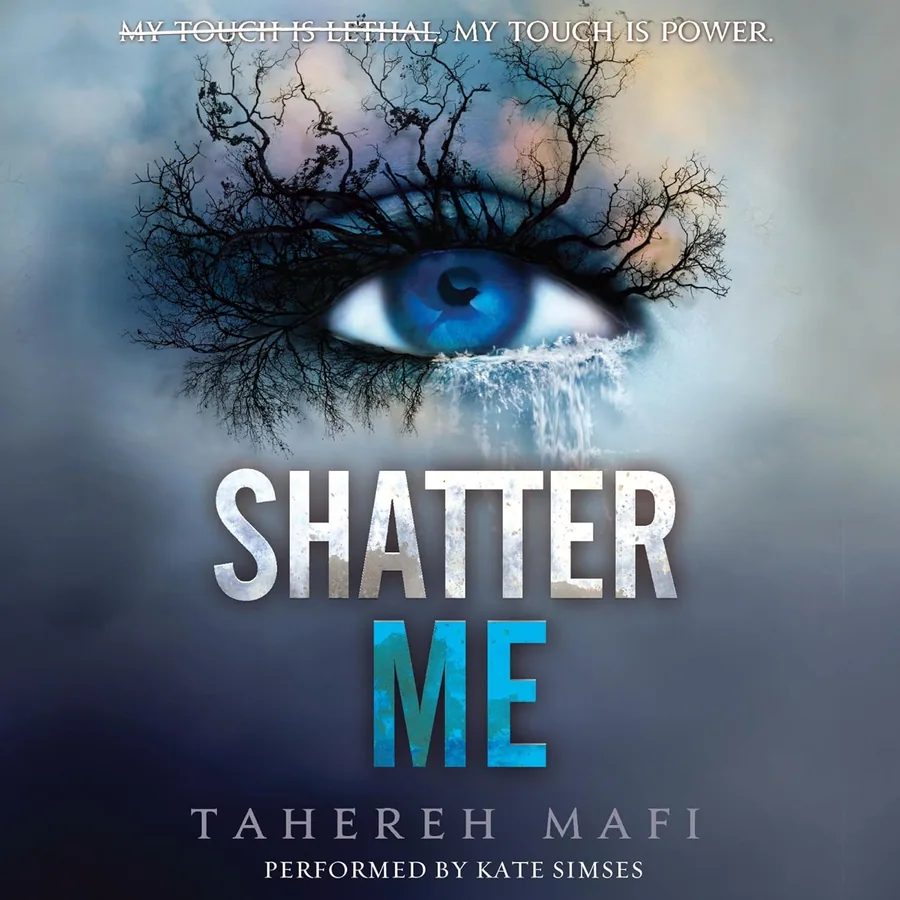 Shatter Me: A Journey of Strength and Rebellion Against a Dictatorship by Tahereh Mafi audiobook cover
