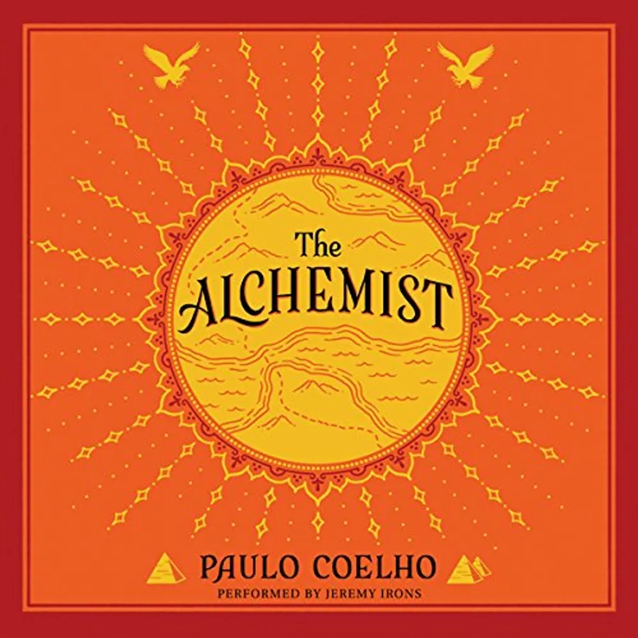 The Alchemist: A Modern Classic Fable of Spiritual Healing, Self-Discovery, and the Power of Dreams by Paulo Coelho audiobook cover