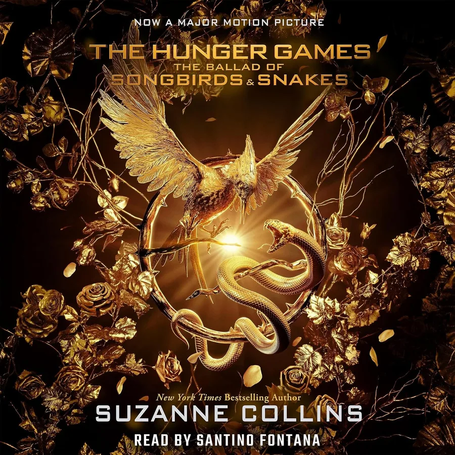 The Ballad of Songbirds and Snakes by Suzanne Collins audiobook cover