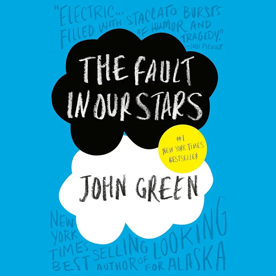 The Fault in Our Stars by John Green audiobook cover