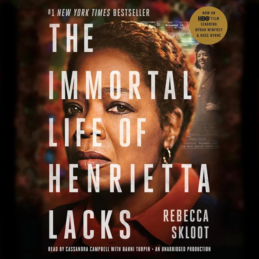 The Immortal Life of Henrietta Lacks by Rebecca Skloot audiobook cover