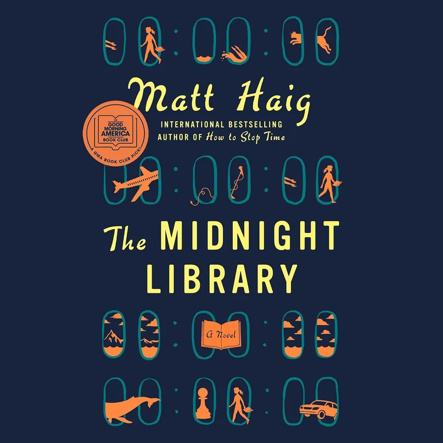 The Midnight Library by Matt Haig audiobook cover