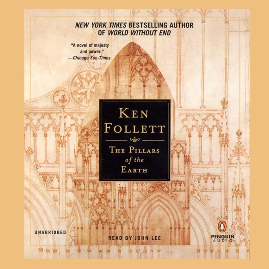 The Pillars of the Earth by Ken Follett audiobook cover