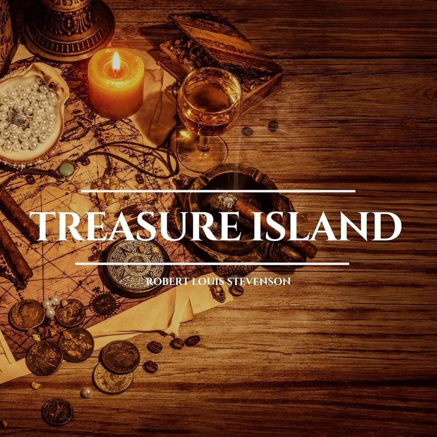 Treasure Island by Robert Louis Stevenson audiobook cover