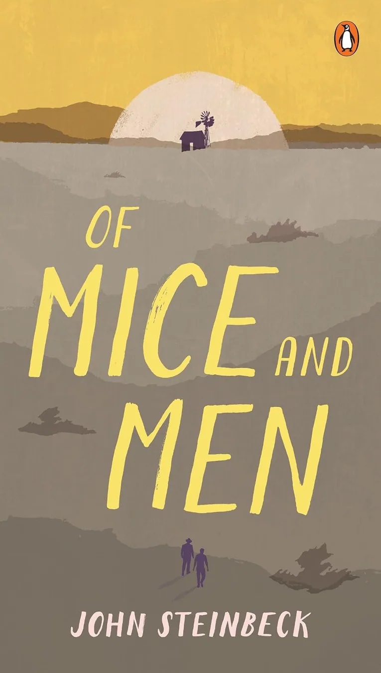 Book cover of Of Mice and Men by John Steinbeck