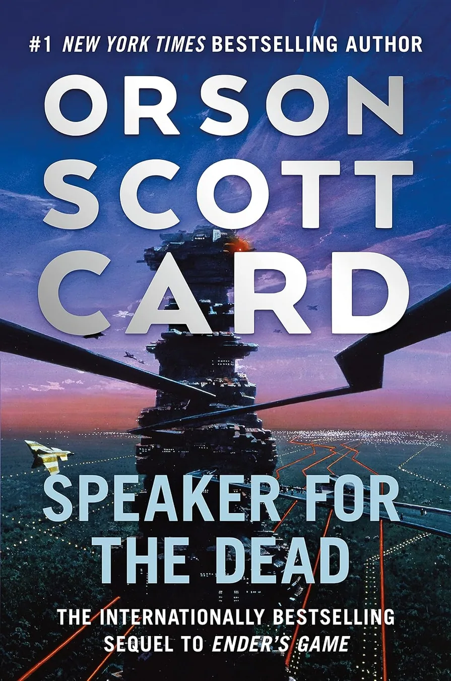 Book cover of Speaker for the Dead (Ender Quintet Book 2) by Orson Scott Card