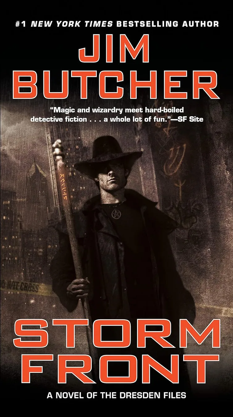Book cover of Storm Front by Jim Butcher