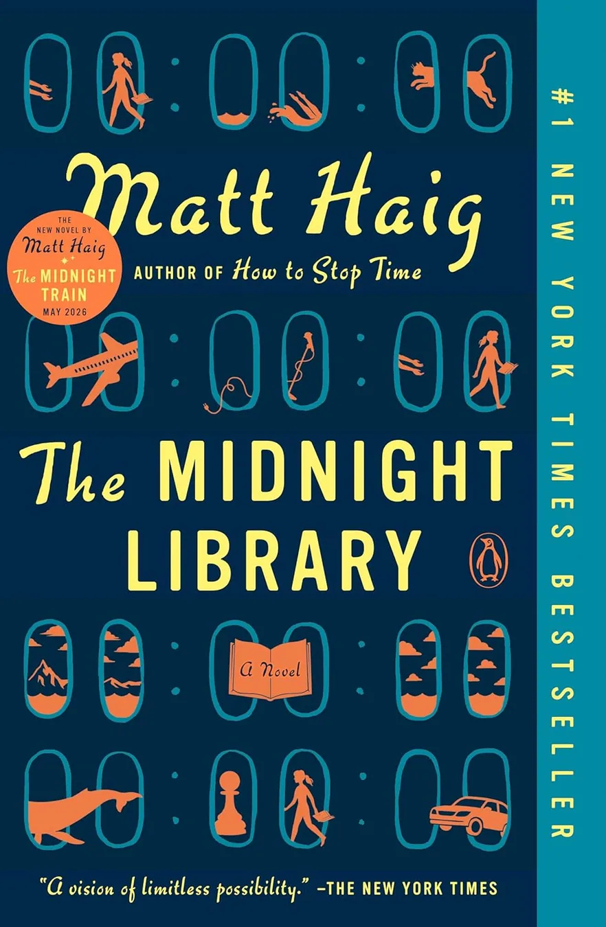 Book cover of The Midnight Library by Matt Haig